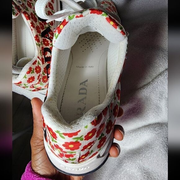 Prada Floral Sneakers - Picture 13 of 13